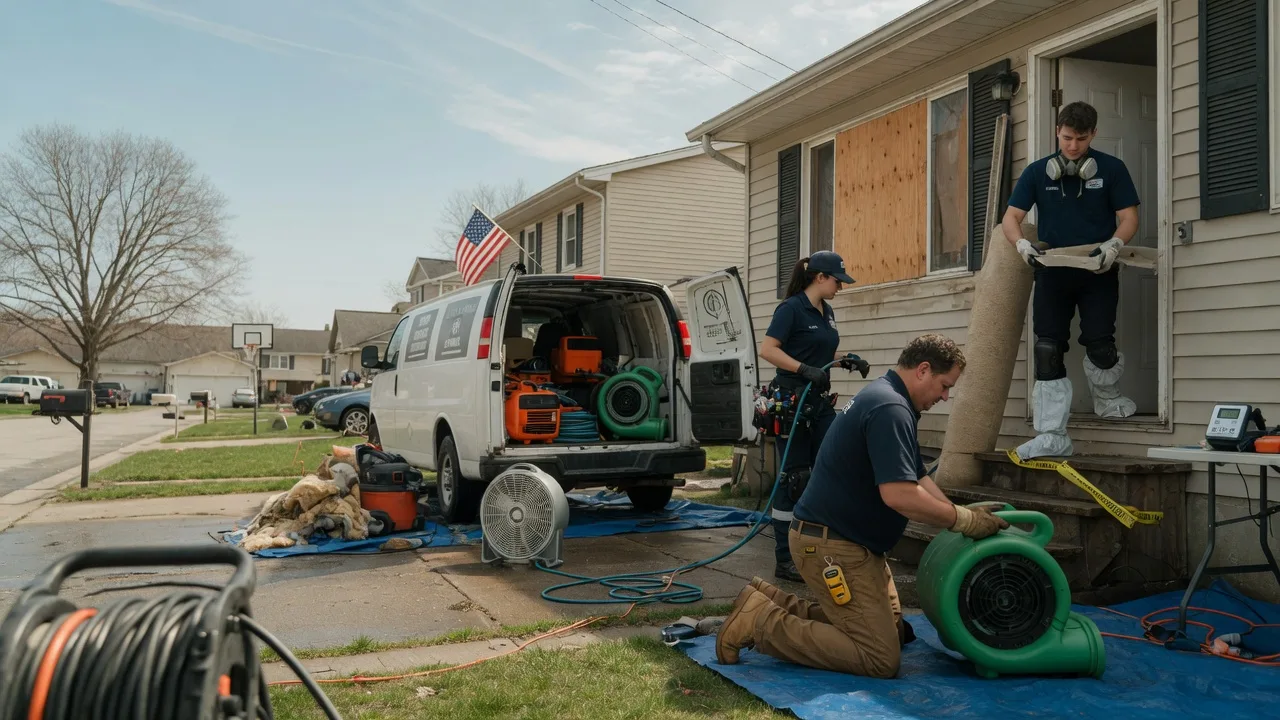 Water Damage Restoration in New Washington, IN near me